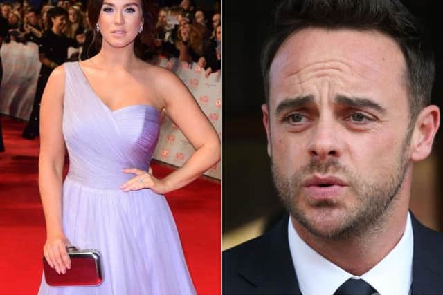 Vicky Pattison, left, and Ant McPartlin, right. Photos: PA