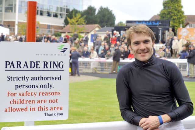 Tom Scudamore by the parade ring at Wetherby. The track's 2018-19 season begins today.