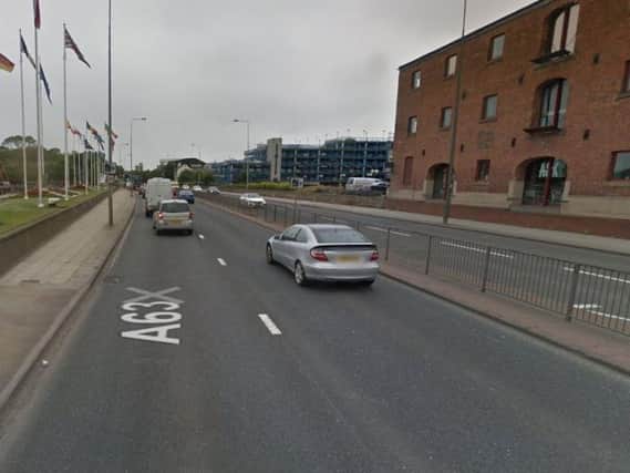 The incident happened on this stretch of the A63 in Hull.