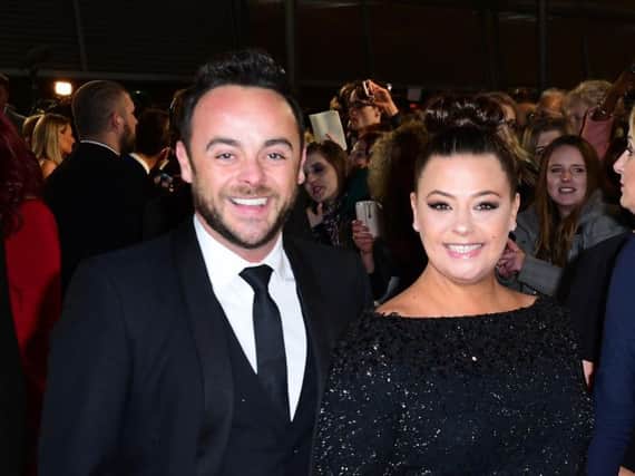 File photo of Ant McPartlin and Lisa Armstrong at the National Television Awards. The couple are due to be divorced at a London court. Credit: Ian West/PA Wire