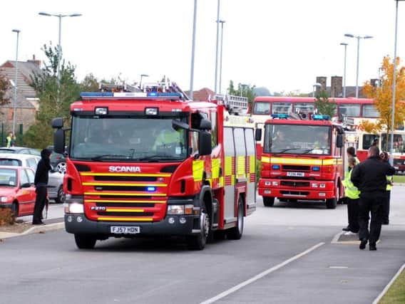 Fire engines were called to the incident (file photo)