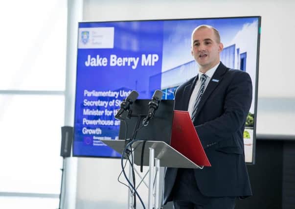 Local growth minister Jake Berry