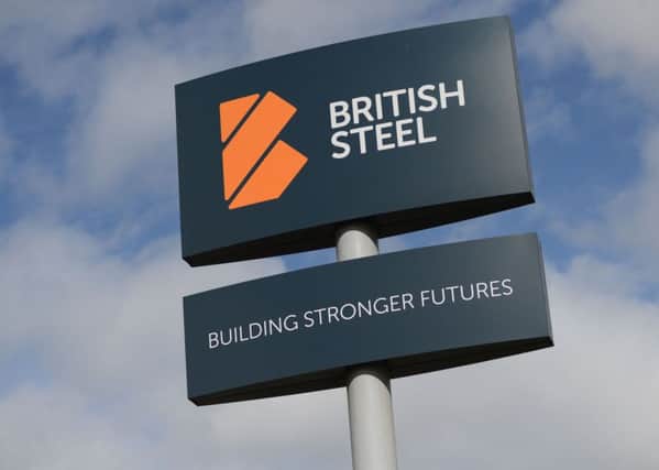 British Steel plant in Scunthorpe