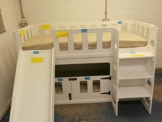 The cot in which the baby died. Photo: PA