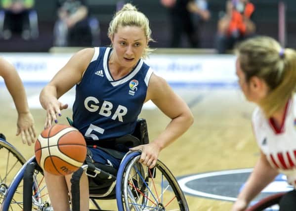 Sophie Carrigill in action for GB wheelchair basketball against Canada at the recent world championships. (Pictures: SA-Images)