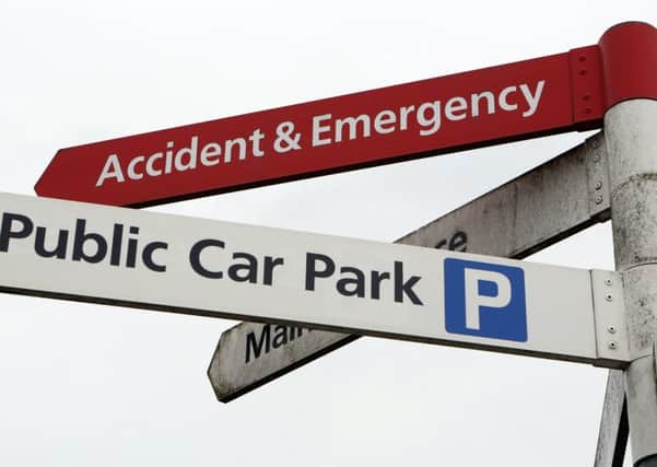 Hospital car parking signs. Picture by PA Archive/PA Images