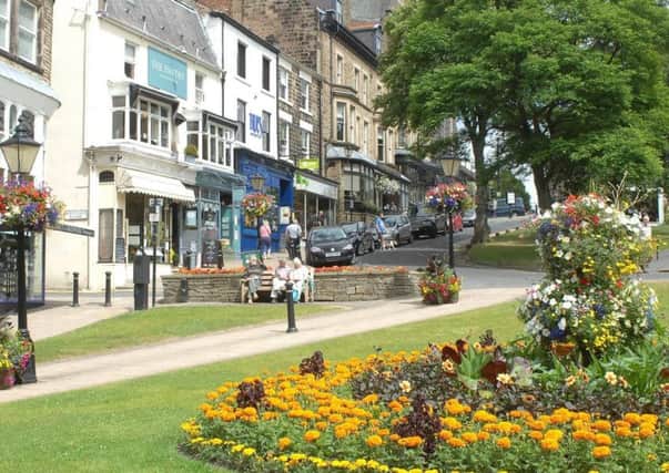 Do floraldisplays add to the vitality and success of towns like Harrogate?