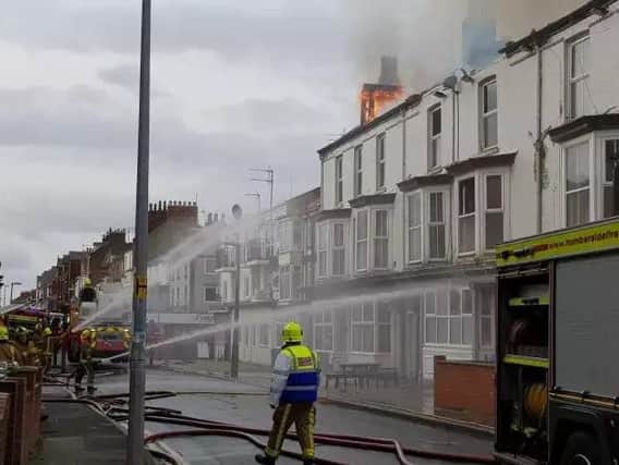 The fire in Bridlington