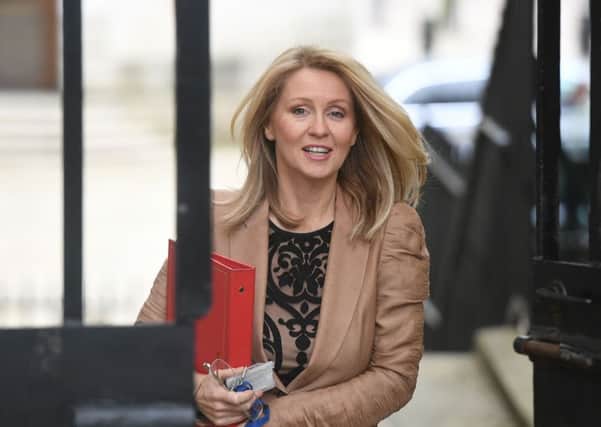 Work and Pensions Secretary Esther McVey arrives in Downing Street.