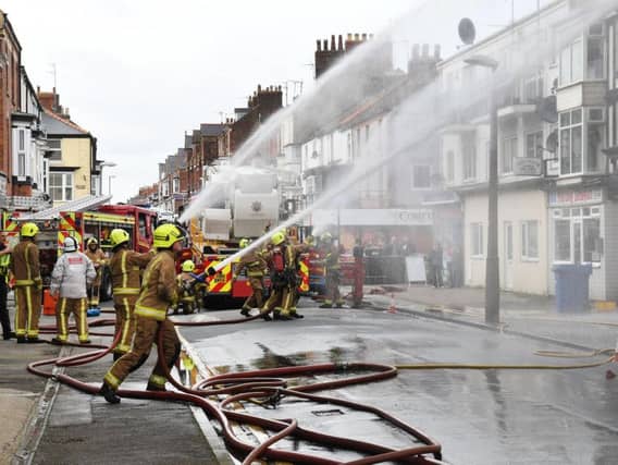 The Londesborough Pub on West Street on Fire
Pictures by Paul Atkinson: