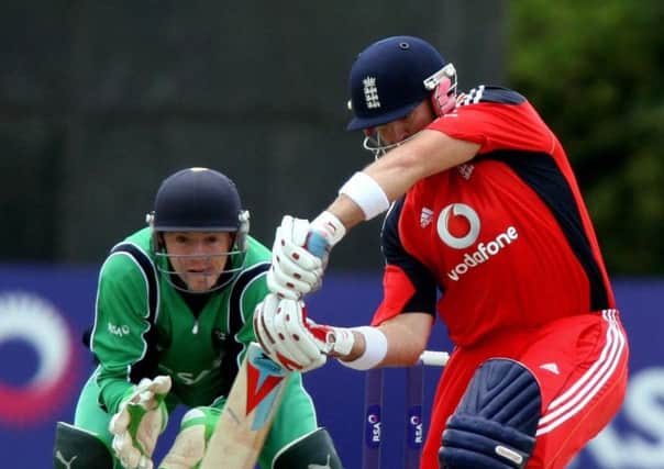 Joe Denly pictured batting for England against Ireland in Belfast in 2009 (Picture: Paul Faith/PA Wire).