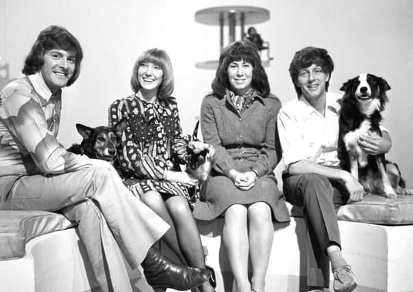 The Blue Peter Presenters team back in 1972. (PA).