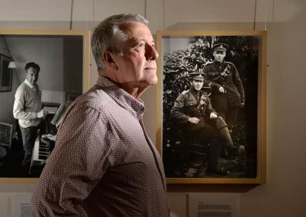 Richard Wilcocks has curated the War Requiem exhibition at Leeds Town Hall. (Bruce Rollinson).