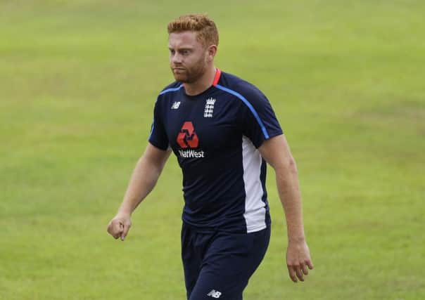 Jonny Bairstow limps off after injuring himself playing football in Sri Lanka (Picture: AP)