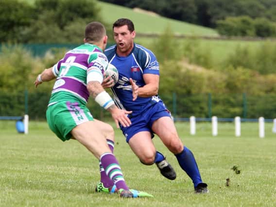 Lee Greenwood during his spell with Siddal.
