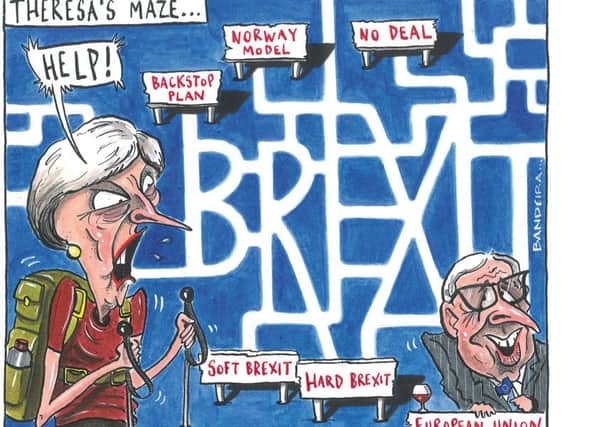 Cartoonist Graeme Bandeira's latest depiction of Brexit.