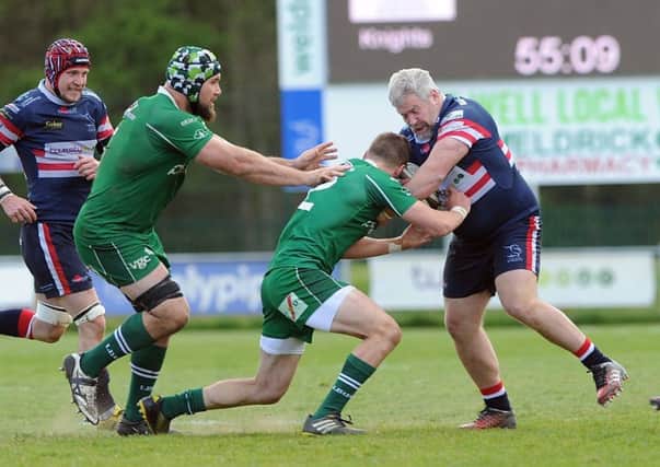 Colin Quigley made his 100th appearance for Doncaster Knights in the defeat to London Irish (Picture: Scott Merrylees).