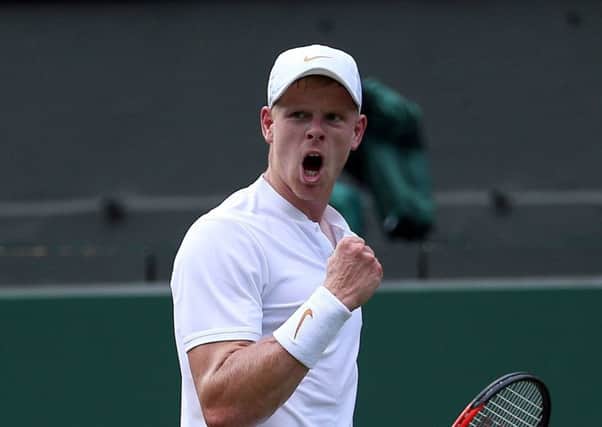 Beverley's Kyle Edmund will move back to world No 14 after winning in Antwerp (Picture: Nigel French/PA Wire).