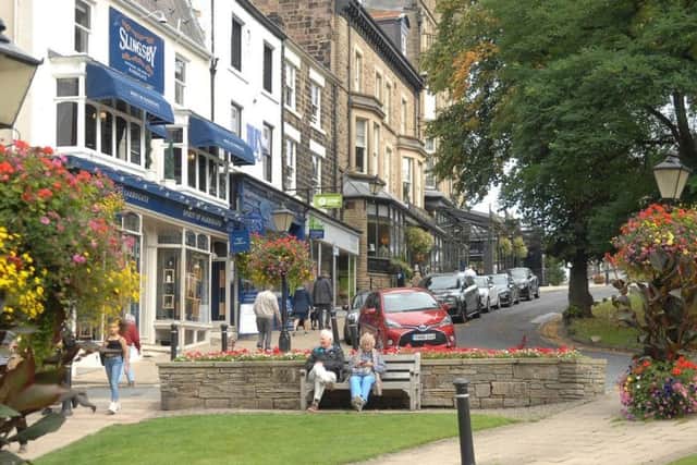 How can town centres like Harrogate survive and thrive?