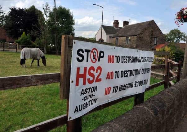 Opposition to HS2 is growing.