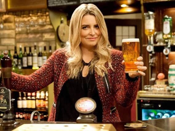 Emma Atkins, who plays Charity Dingle, is up for an Inside Soap Award. Credit: PA.