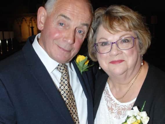 Peter and Jean Busfield from Knaresborough celebrated their golden anniversary