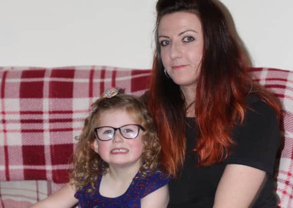 Gemma Swales and her daughter Poppy, who has a food allergy.