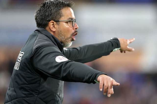 Huddersfield Town manager David Wagner on the touchline at the John Smith's Stadium on Saturday. Picture: Richard Sellers/PA