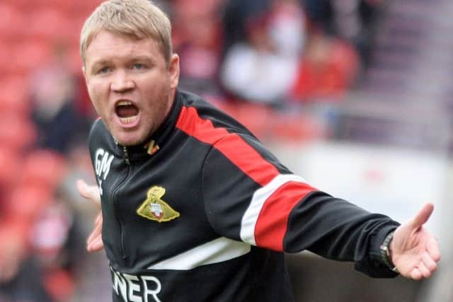 Doncaster Rovers manager, Grant McCann. Picture: Marie Caley.