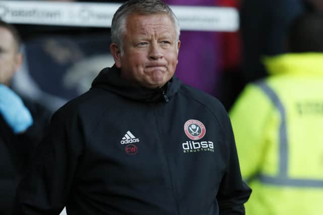 Chris Wilder, manager of Sheffield United, received criticism from some quarters despite his team starting the weekend top of the league (Picture: Simon Bellis/Sportimage)