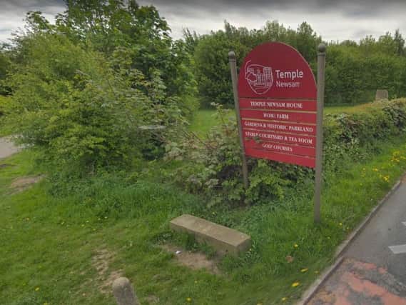 A couple were threatened at Temple Newsam Park in Leeds.