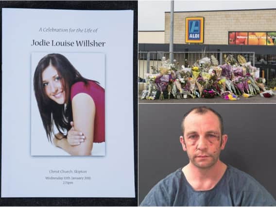 Neville Hord, 45, killed Jodie Willsher, 30, in a frenzied knife attack which he had planned over two weeks because he blamed her for his break-up with her mother.