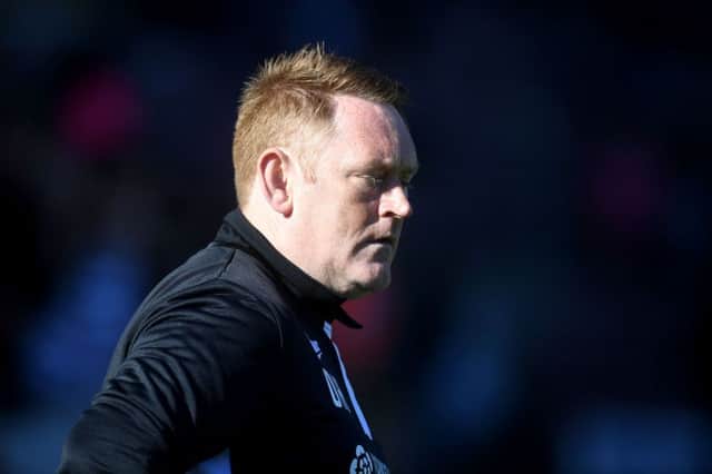 29 September 2018. Picture James Hardisty. Bradford City v Bristol Rovers, in the Sky Bet League One, at the Northern Commercials Stadium at Valley Parade, Bradford. Pictured David Hopkin, Manager of Bradford City