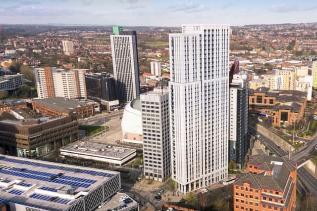 The sale of Hume House for Â£3.9m has led to work starting on the tallest building in Yorkshire and the North East