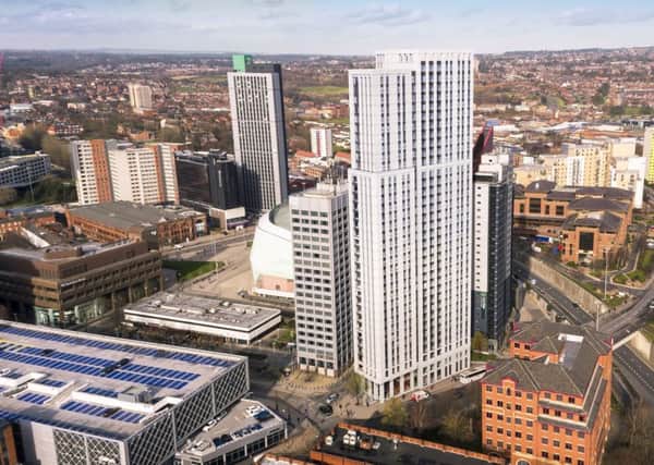 The sale of Hume House for Â£3.9m has led to work starting on the tallest building in Yorkshire and the North East