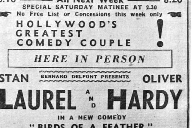 Hollywood stars Laurel & Hardy performed at the theatre in the 1950s.