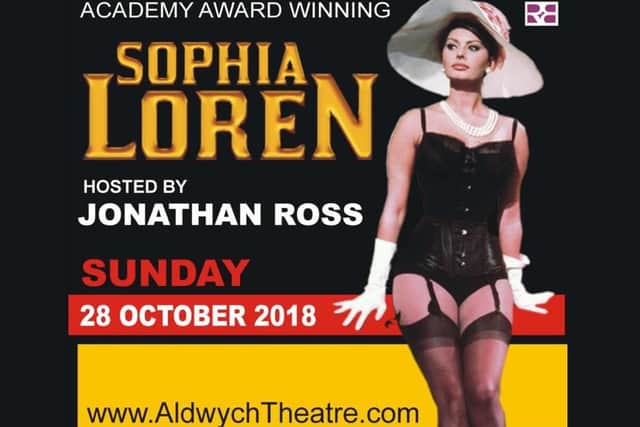 Sophia Loren coming to London