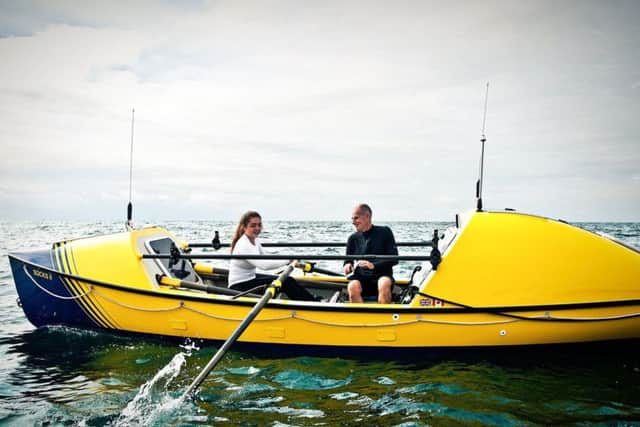 John Beeden and his daughter Libby aim to cross the Atlantic Ocrean in a boat measuring just 6.1m in length. Picture Nick Bowring