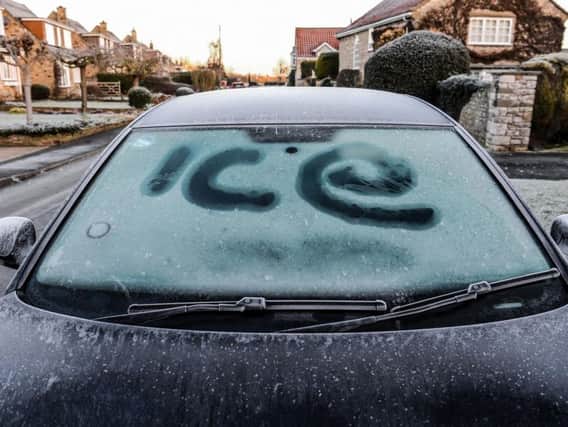Defrosting your windscreen? Don't leave the engine running, say police