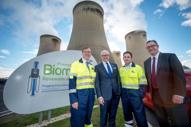 From left to right -  Drax Group CEO Will Gardiner, Ambassador Johnson, Drax Power CEO Andy Koss and Stan Phillips, Agricultural Counselor.   Picture: Mark Bickerdike