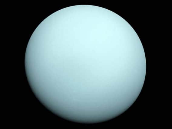 This is an image of the planet Uranus taken by the spacecraft Voyager 2 in 1986. The Voyager project is managed for NASA by the Jet Propulsion Laboratory.
Credits: NASA/JPL-Caltech