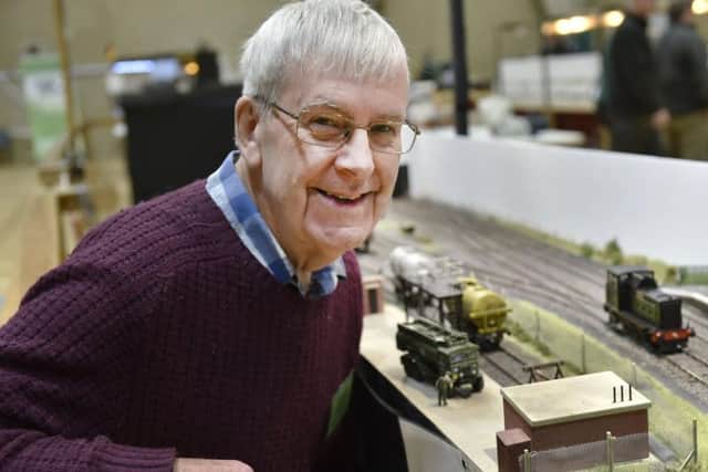 John Aldrick, exhibition manager with Leeds Model Railway Society.