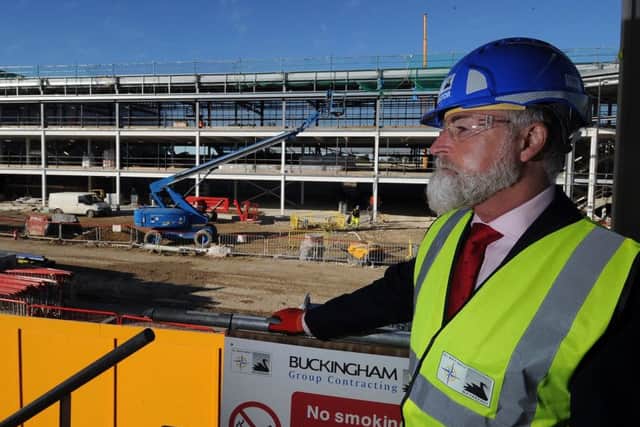 Chairman Jason McGill pictured at the new York City Stadium at Monks Cross. Picture: Simon Hulme