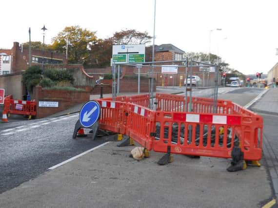 Somerset Terrace in Scarborough has been closed to traffic after a 'void' was discovered under the road.