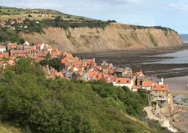 Robin's Hood Bay is one of the views that can be enjoyed from the Cleveland Trail.