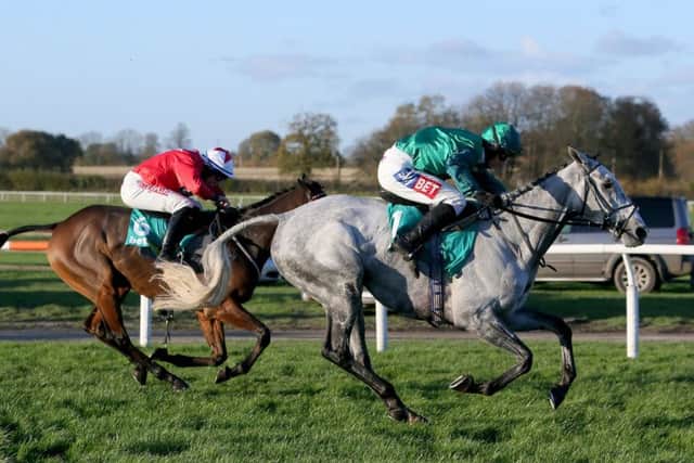 Bristol De Mai beat stabelmate Blaklion in last year's Charlie Hall Chase at Wetherby.