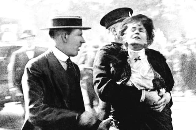 Emmeline Pankhurst.