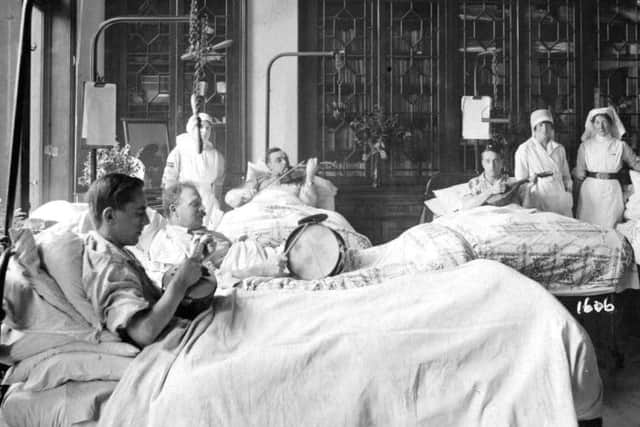 One of thousands of photographs showing the care provided at a veteran's hospital. PA picture.