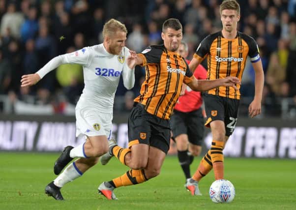 LONG ROAD AHEAD: Eric Lichaj, right, admits there are still plenty of improvements for Hull Citys players to make after a dificult start to the season. Picture: Bruce Rollinson