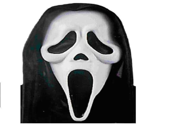 Scream mask.